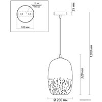 Подвесная люстра Odeon Light Airly 4819/1