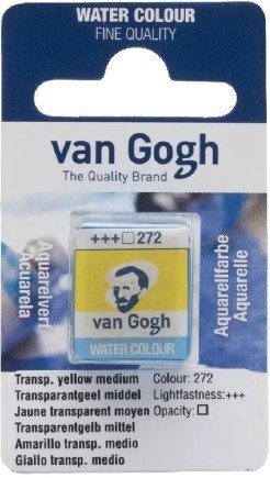 

Акварельные краски Van Gogh 272 20862721 (желтый средний прозрачный, кювета)