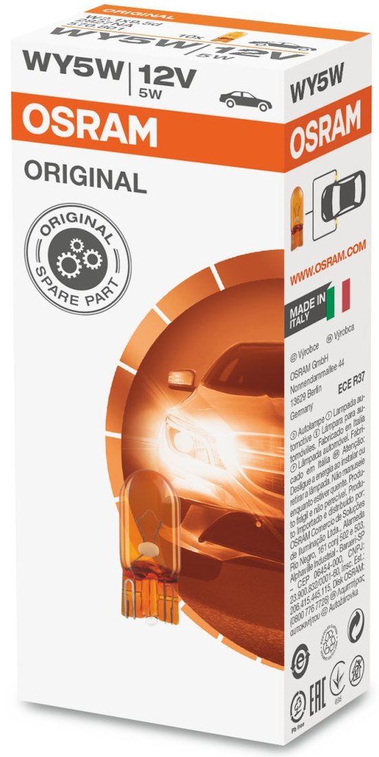 

Лампа накаливания Osram WY5W 2827NA 1 шт