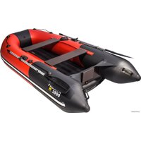 Моторно-килевая лодка Ривьера Компакт 2900 НДНД (комби красный/черный)