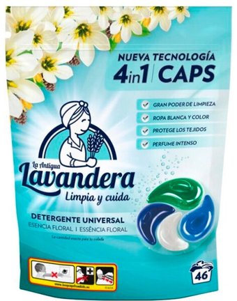 Капсулы для стирки La Antigue Lavandera Esencia Floral (46 штx22г)