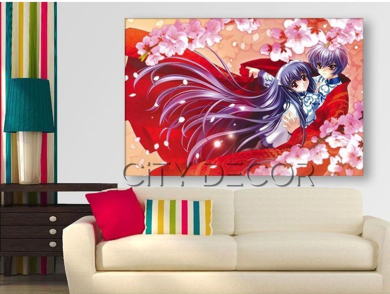 Модульная картина Citydecor Аниме 1.44 60x90 см