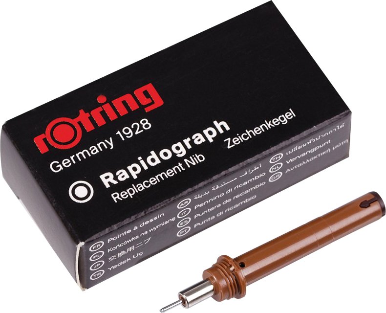 

Пишущий элемент для рапидографа Rotring S0219590 (0.5 мм)