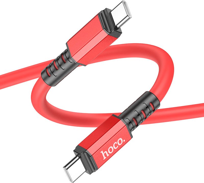 

Кабель Hoco X85 USB Type-C - USB Type-C (1 м, красный)