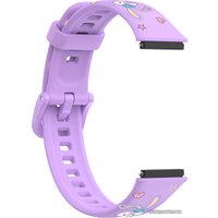 Ремешок Rumi силиконовый для Huawei Band 7 Rabbit cartoon