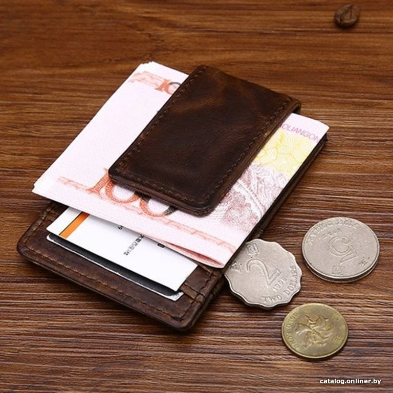 Зажим для денег EZcase Vukol (коричневый)