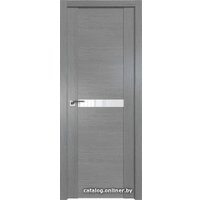 Межкомнатная дверь ProfilDoors 2.01XN L 70x190 (грувд серый, стекло Лак классик)