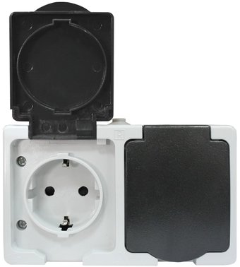 Розетка SmartBuy SBE-04w-16-S2-Z