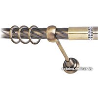 Карниз для штор Lm Decor Имидж (антик, витая, 3м 16мм, 1 ряд)