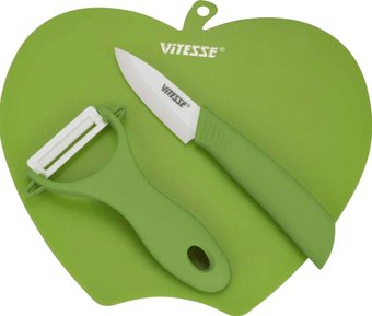 Кухонный нож Vitesse VS-8132 (зеленый)