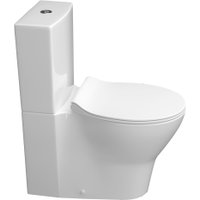 Унитаз напольный Керамин Сканди Slim МЛ 2-режим (белый)