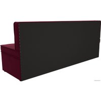 Диван Лига диванов Техас 340 (микровельвет бордовый)