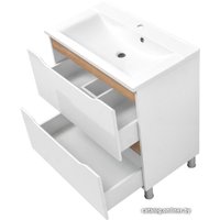  Van Mebles Тумба под умывальник Амелия 80 (напольная, белый)