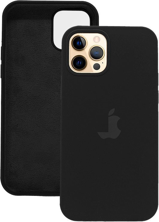 

Чехол для телефона EXPERTS Silicone Case для Apple iPhone 12/12 Pro (черный)