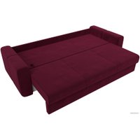 Диван Лига диванов Лига-031 121262 (микровельвет бордовый)