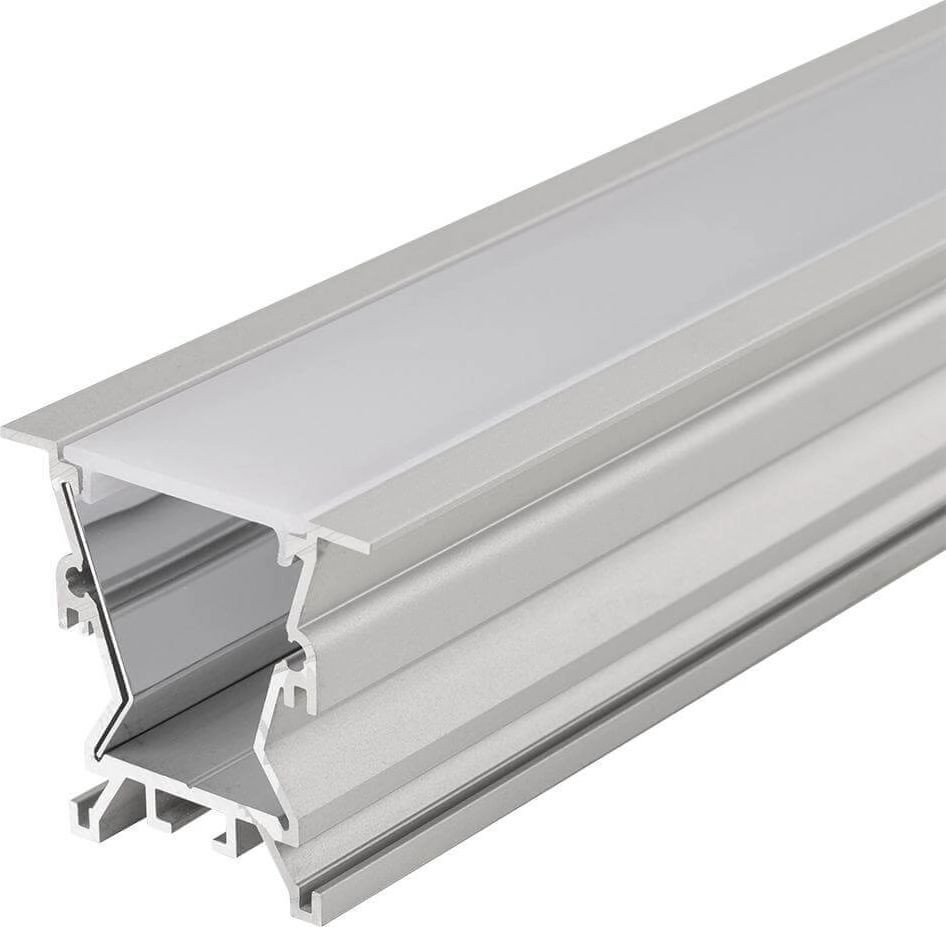 Алюминиевый профиль Arlight ALU-WIDE-FL-H35-2000 ANOD+FROST 027887