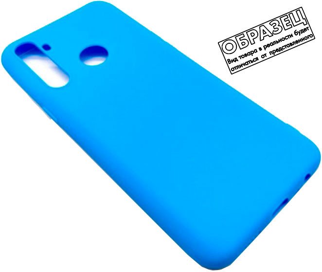 

Чехол для телефона Case Matte для Realme 6 (голубой)