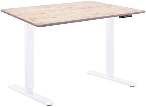 

Стол для работы стоя ErgoSmart Wooden Manual DESKFIT DF100 1300х750х27 мм (прямой край, дуб беленый/белый)
