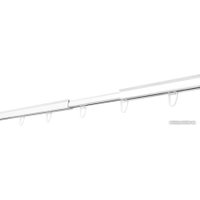 Карниз для штор Legrand раздвижной 1.6-2.2м 1-но рядный 58 091 488 (белый) в Гомеле