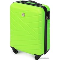 Чемодан-спиннер Wittchen Groove Line III 55 см (зеленый)