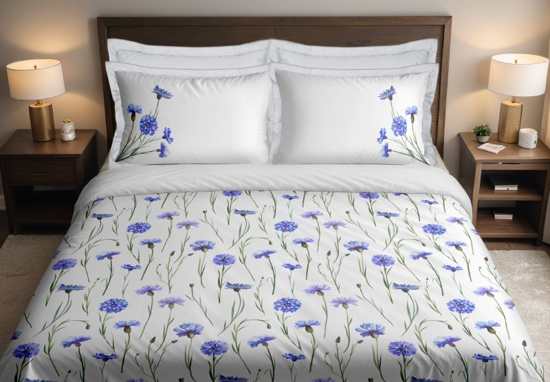 

Постельное белье ЧПТУП "АЛетто" Евро Василек