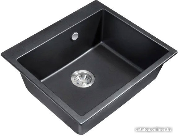 Кухонная мойка Milacio 60 Cuarzo MC.77011 (черный матовый)