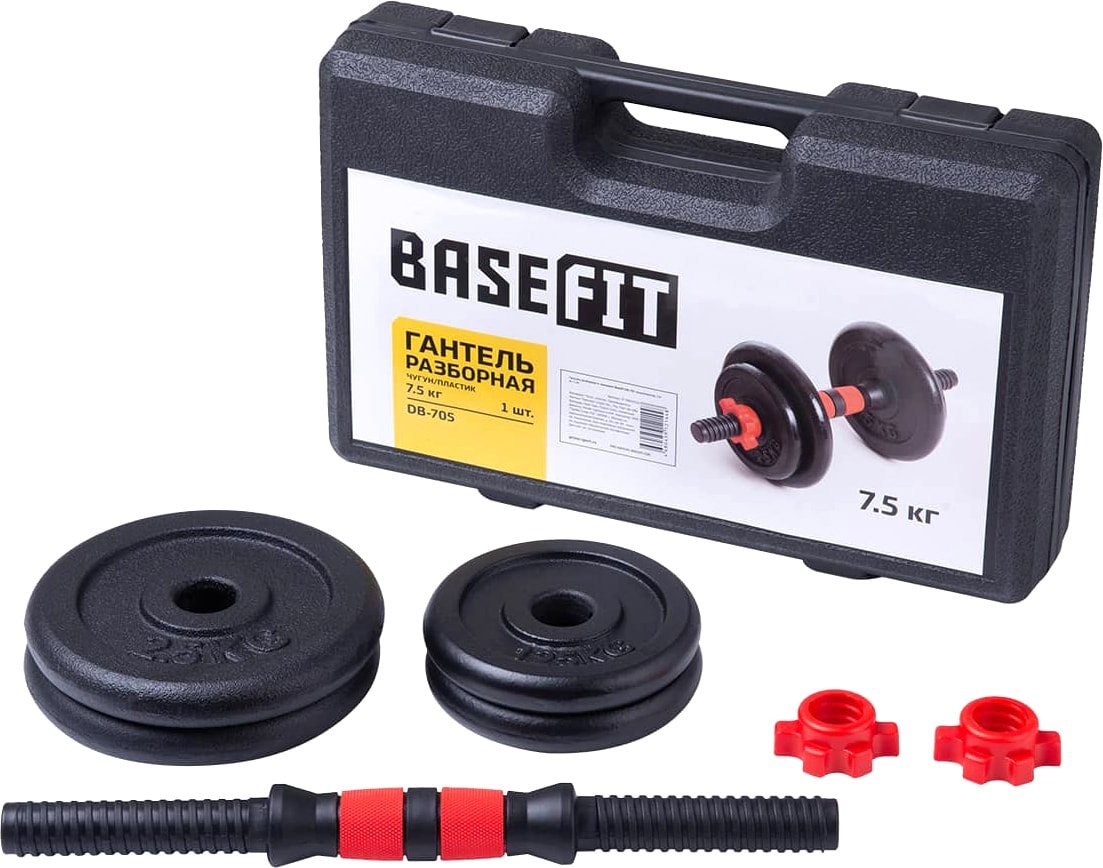 

Гантель BaseFit DB-705 7.5 кг