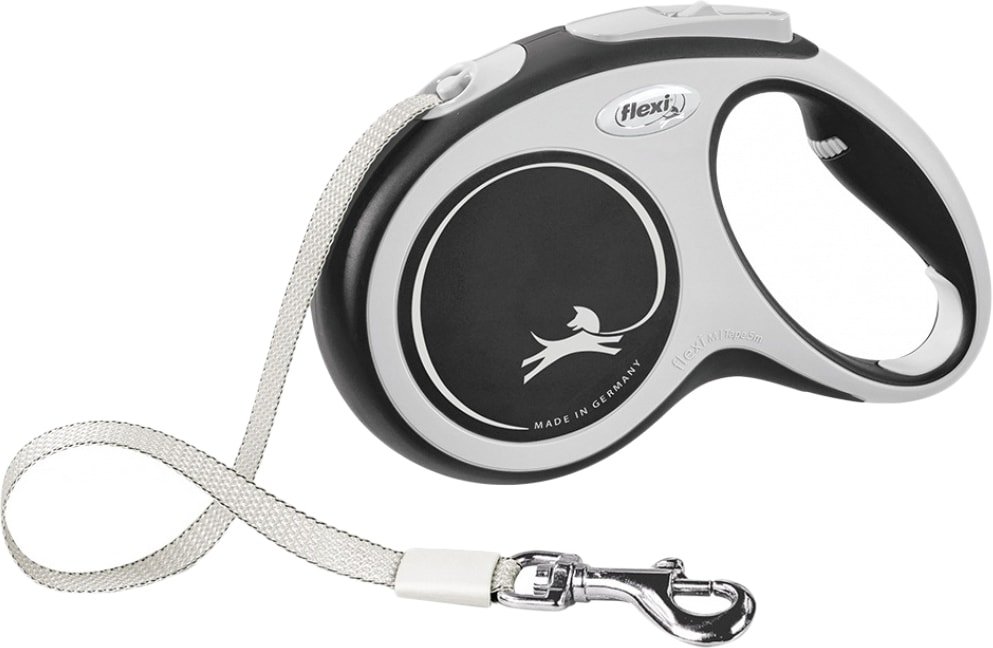 

Поводок-рулетка Flexi New Comfort L Tape 8 м (черный)
