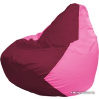 Кресло-мешок Flagman Груша Макси Г2.1-306 (розовый/бордовый)