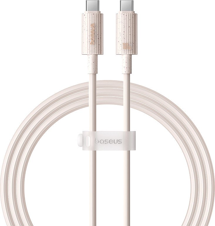 

Кабель Baseus Habitat Series Fast Charging Cable 100W USB Type-C - USB Type-C (1 м, бежевый)