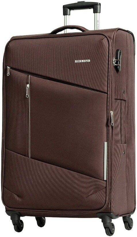 Чемодан-спиннер Redmond Nylon NF05 77 см (коричневый)