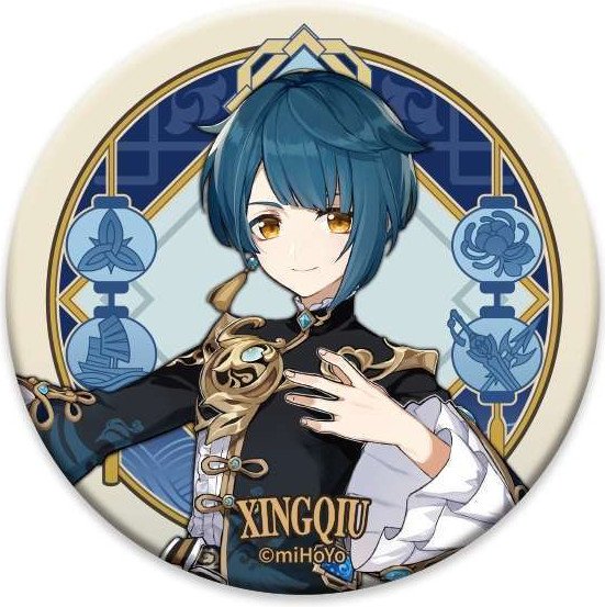 Значок miHoYo Liyue Harbour Character Can Badge Xingqiu GEN102