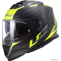 Мотошлем LS2 FF800 Storm Nerve (XL, matt black H-V yellow)