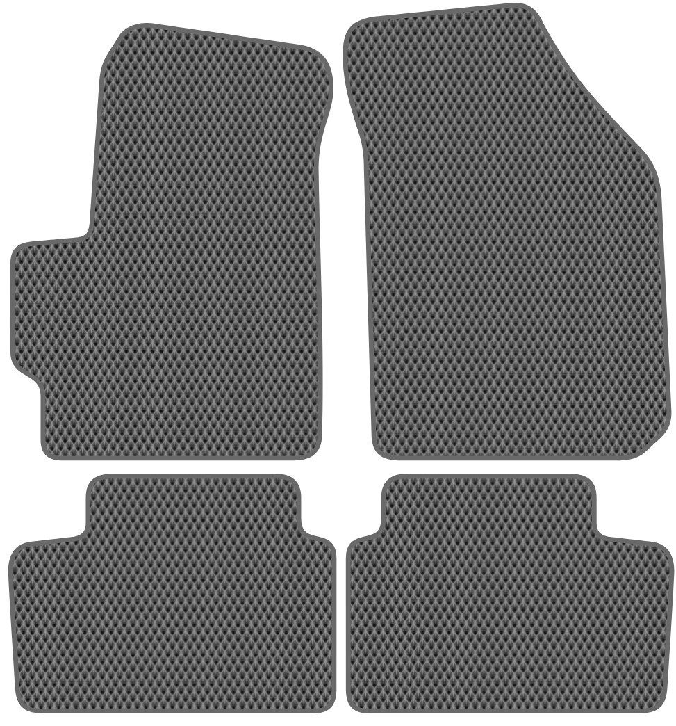 

Комплект ковриков для авто Alicosta Chevrolet Spark II (хэтчбек 5 дв / M200) 2005 - 2010 (серый, ромб)