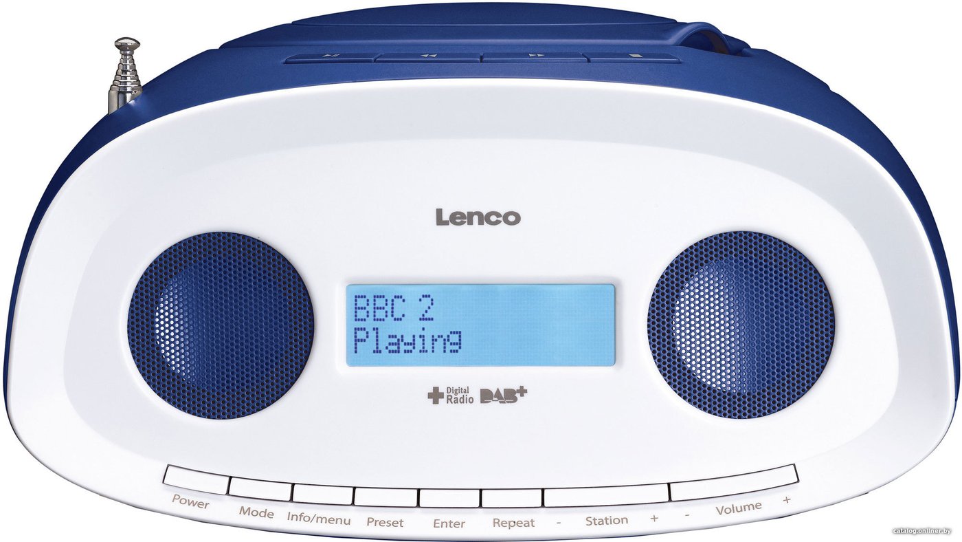 Магнитола Lenco SCD-69BU (синий/белый)