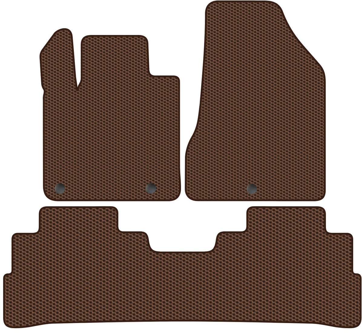 

Комплект ковриков для авто Alicosta Nissan Murano III (suv / Z52) 2016 - Н.В. задний цельный (коричневый, сота)