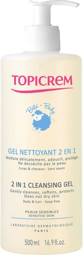 Гель для душа детский Topicrem Очищающий 2 в 1 500 мл