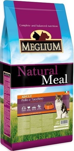 Meglium Cat Adult Chicken & Turkey 15 кг