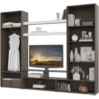 Стенка Горизонт Альфа (венге/белый глянец) в Пинске