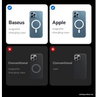 Внешний аккумулятор Baseus Magnetic Bracket Wireless Fast Charge 10000mAh PPCX080005 (сиреневый)