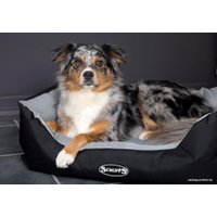 Лежак Scruffs Expedition Box Bed с бортиком 75 см (серый)