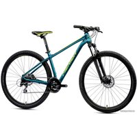 Велосипед Merida Big.Nine 20 L 2021 (бирюзово-синий/лайм)