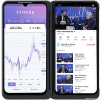 Телефон LG G8X ThinQ Dual Screen (черная аврора)