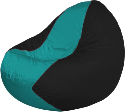 

Кресло-мешок Flagman Classic K2.1-242 (черный/бирюзовый)