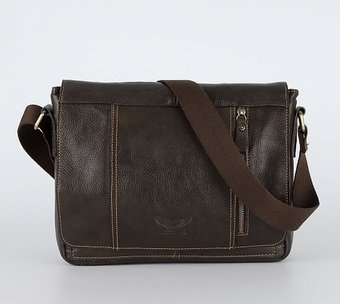 Сумка через плечо Poshete 253-5238-29-DBW (коричневый)