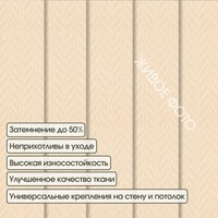 Жалюзи вертикальные АС МАРТ Мальта 2406 250x230 (бежевый) в Мозыре