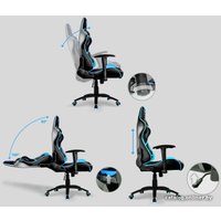 Игровое (геймерское) кресло Cougar Armor One Sky Blue (черный/голубой)