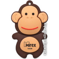 USB Flash Mirex MONKEY BROWN 16GB (13600-KIDMKB16)