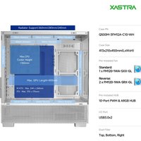 Корпус XASTRA Q500M 3ARGB-C10 (белый)