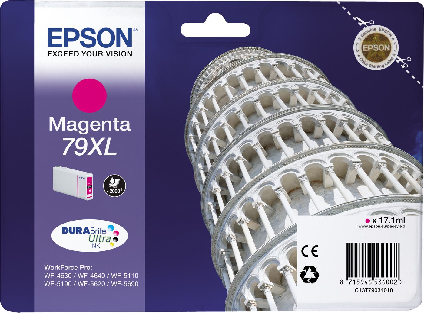 

Картридж Epson C13T79034010